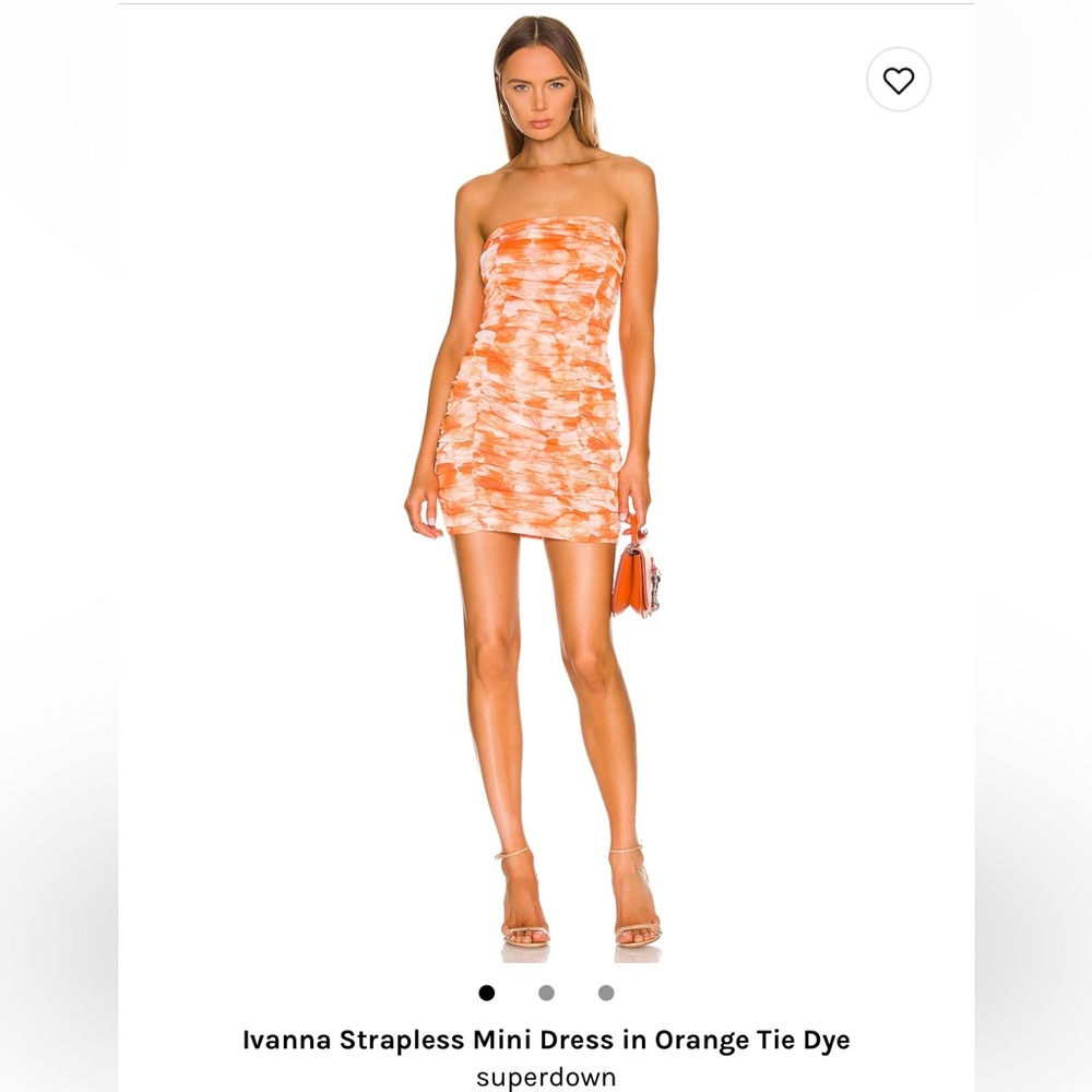 superdown ivanna strapless mini dress